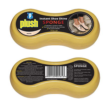 Plush Shoe Shine Sponge - Neutral