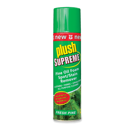 Plush Supreme Pine Oil Spot/Stain Remover Foam